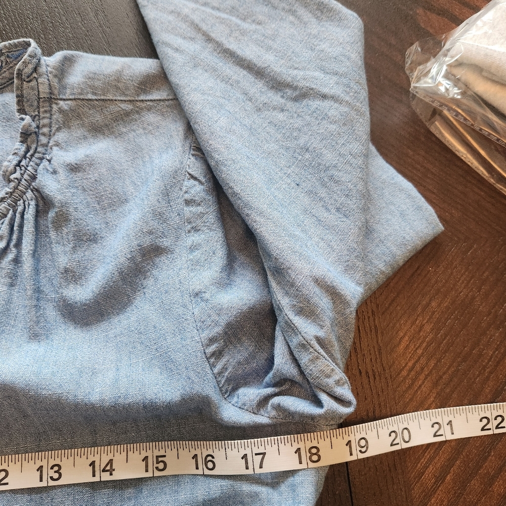 J. Crew Blue Long Sleeve Dress - Picture 12 of 14